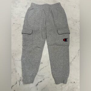 Champion Kids Light Gray Cargo Sweatpants